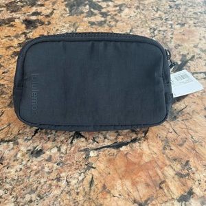 Mini black lululemon belt bag